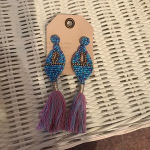 Anthropologie tassel earrings Brand new never worn